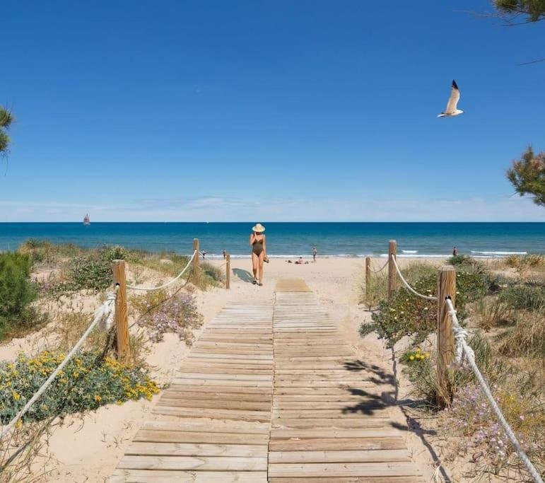 Apartamento Junto Al Mar Oliva Exterior foto